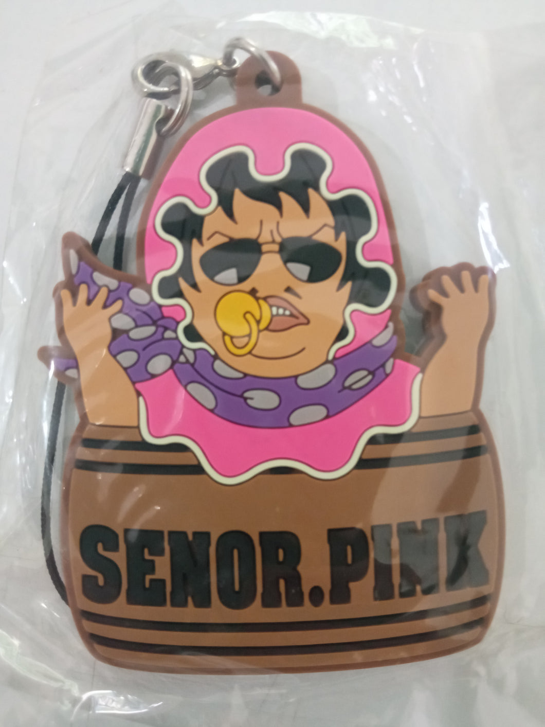 Rubber Strap One Piece Senor Pink Banpresto Key Holder