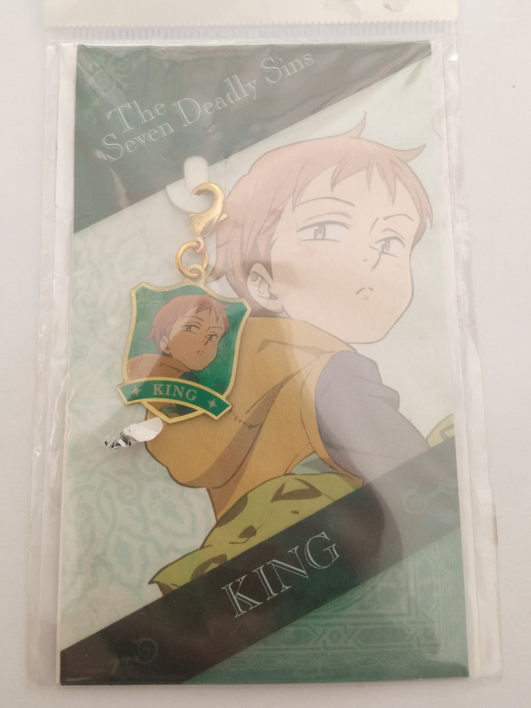 The Seven Deadly Sins KING Metal Charm Mascot Strap Movic