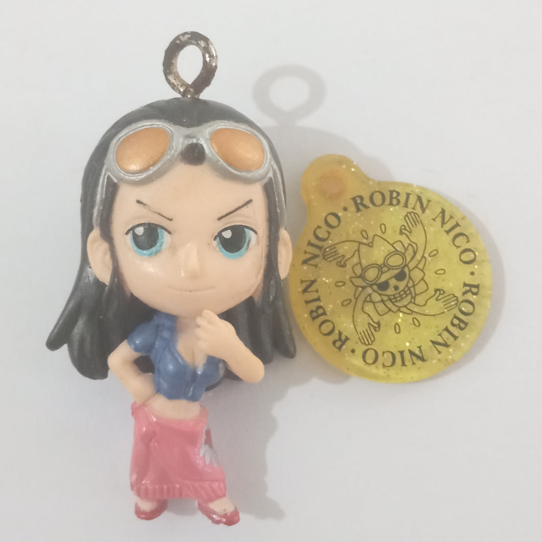 One Piece NICO ROBIN Keychain Mascot Key Holder Strap Bandai