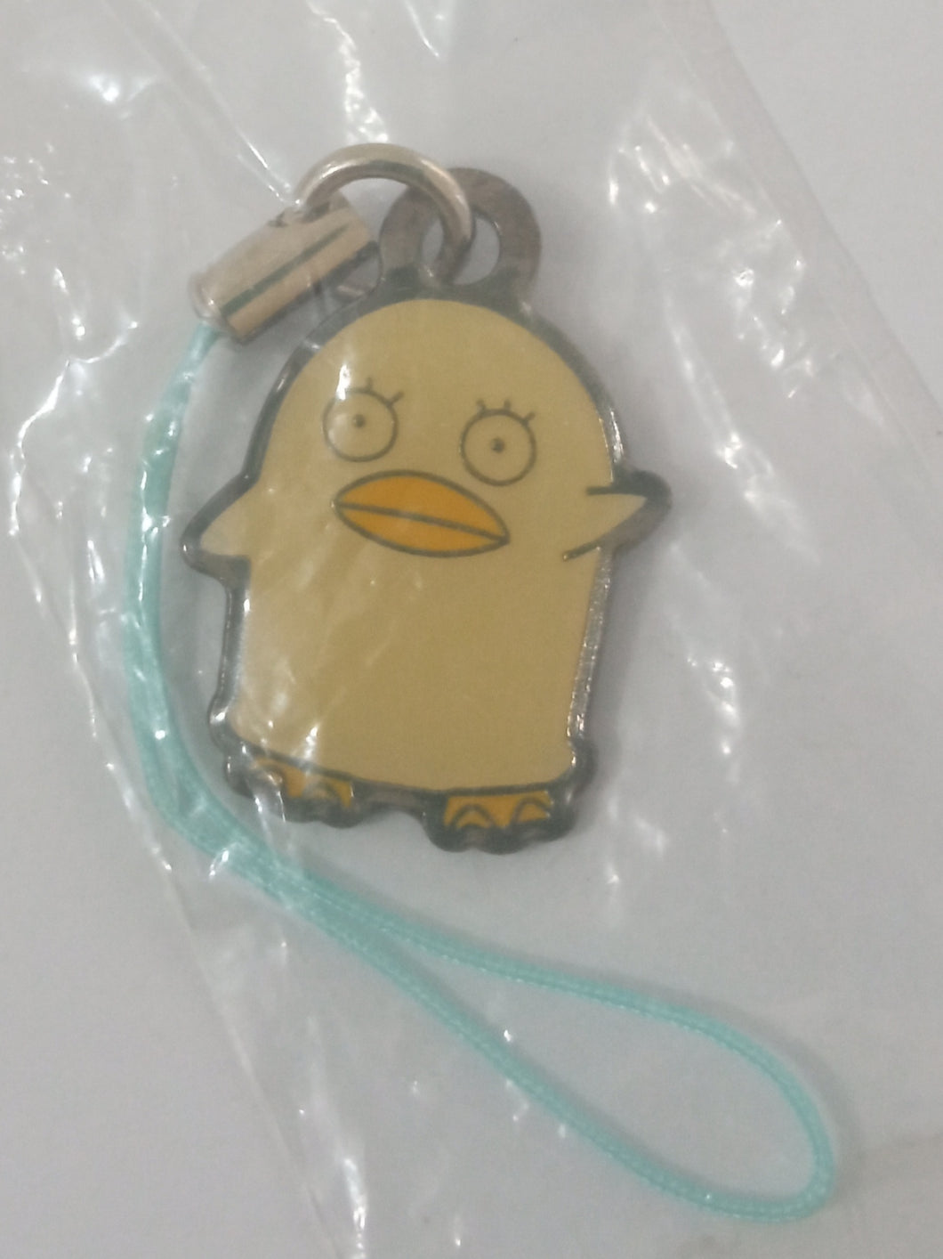 Gintama Metal Charm Keychain Mascot Key Holder Strap Bandai