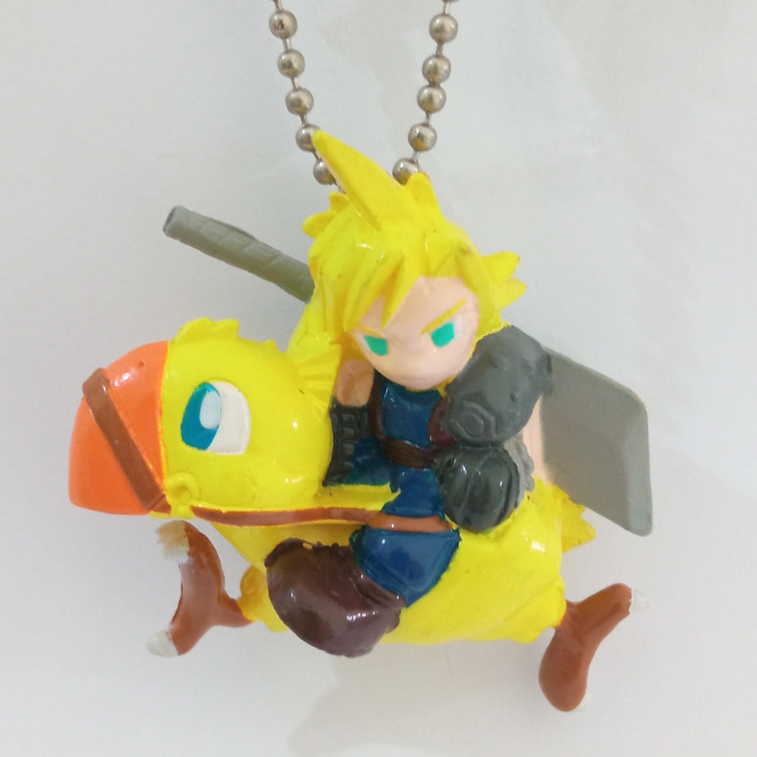 Final Fantasy VII Vintage Figure Keychain Mascot Key Holder Strap Rare
