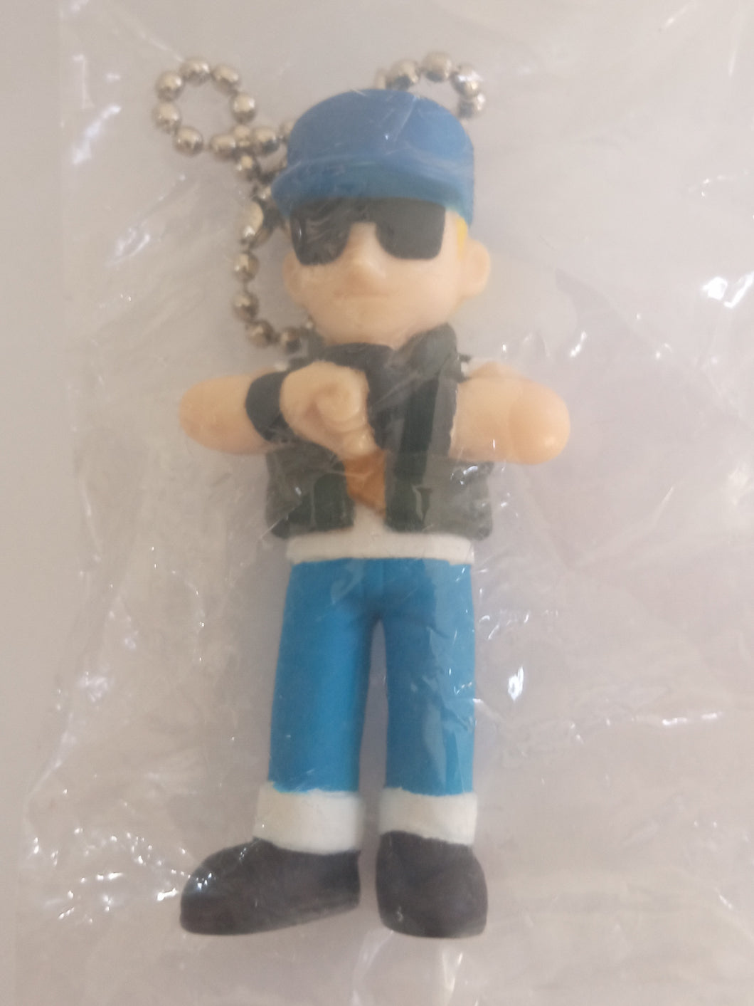 King of Fighters 97 Figure Keychain Mascot Key Holder Strap Vintage KOF 1997 SNK