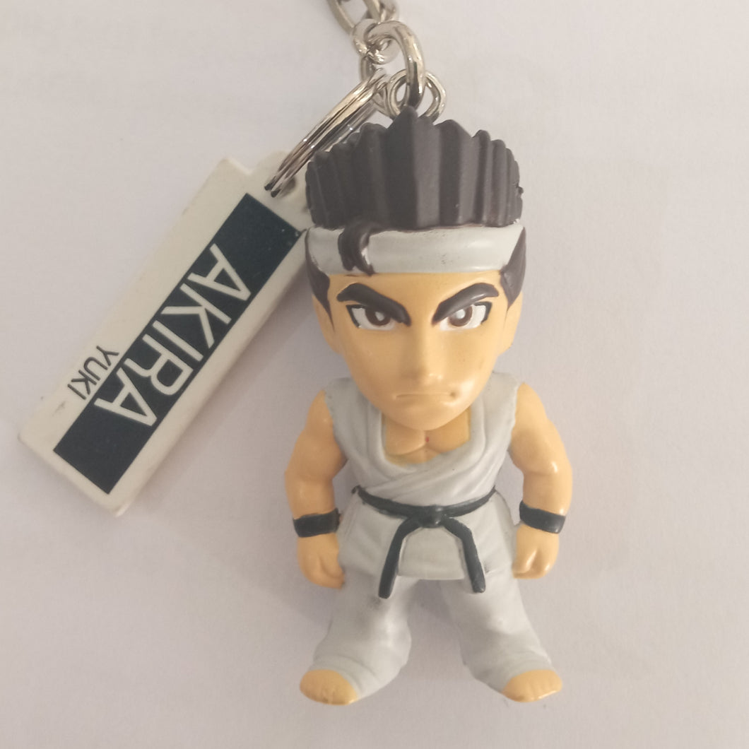 Virtua Fighter 5 AKIRA YUKI Figure Keychain Mascot Key Holder Strap Vintage Rare SEGA