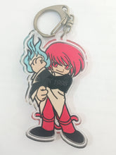 Load image into Gallery viewer, King of Fighters IORI YAGAMI Vintage Acrylic Keychain Mascot Key Holder Strap Rare 1996 SNK
