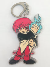 Load image into Gallery viewer, King of Fighters IORI YAGAMI Vintage Acrylic Keychain Mascot Key Holder Strap Rare 1996 SNK
