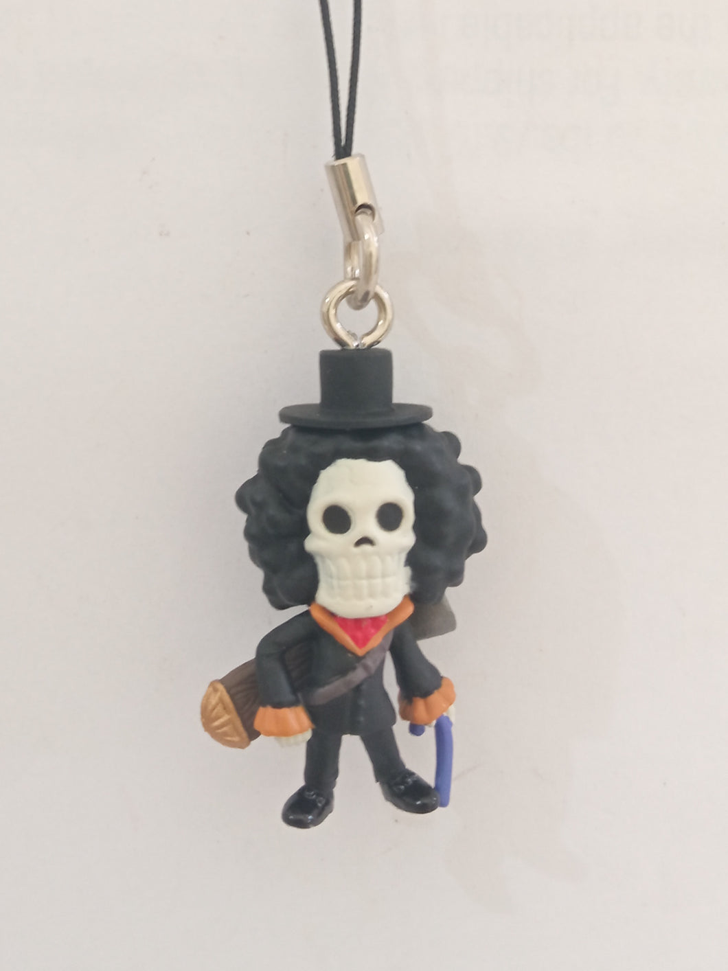 One Piece BROOK Figure Keychain Mascot Key Holder Strap