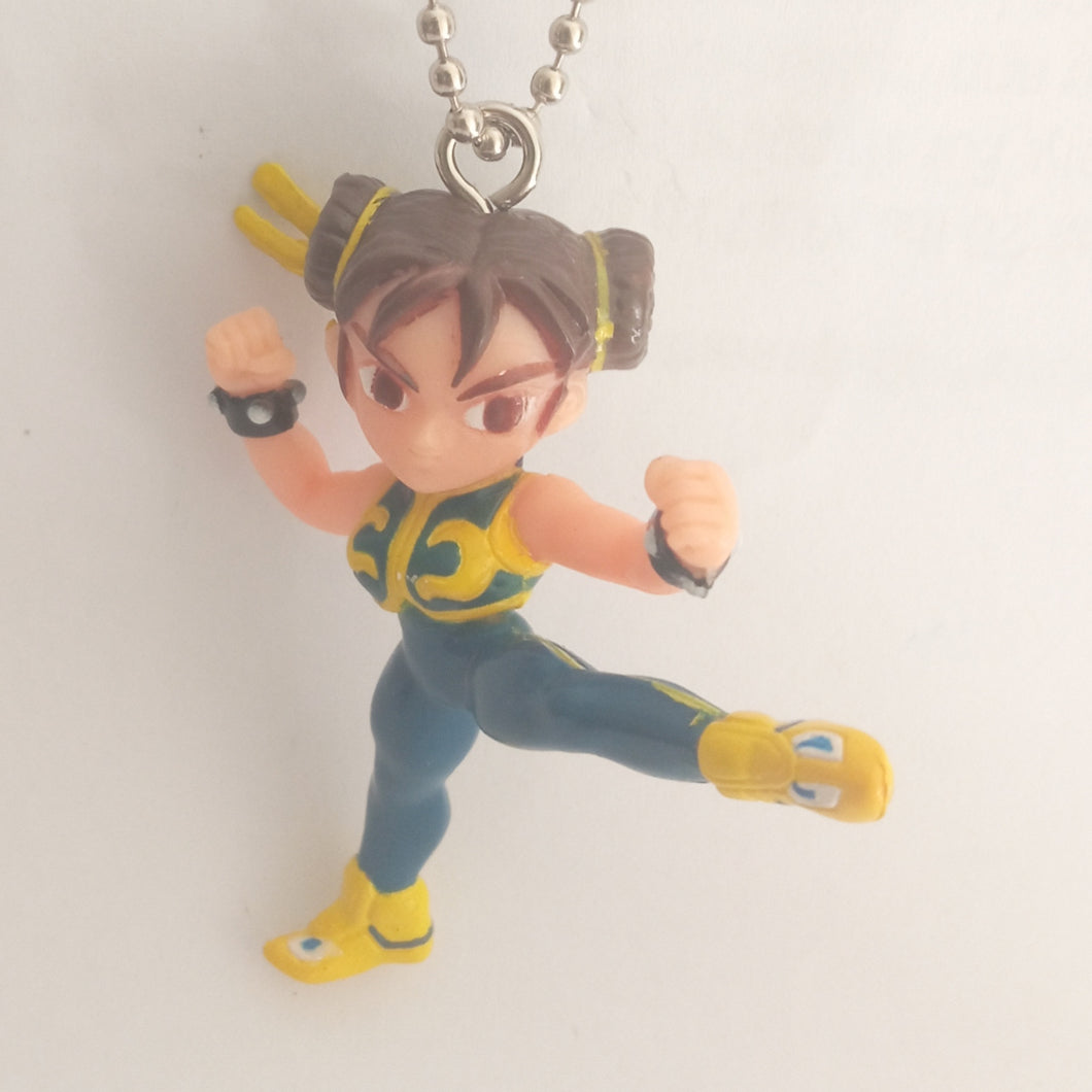 Street Fighter CHUN LI Vintage Figure Keychain Mascot Key Holder Strap