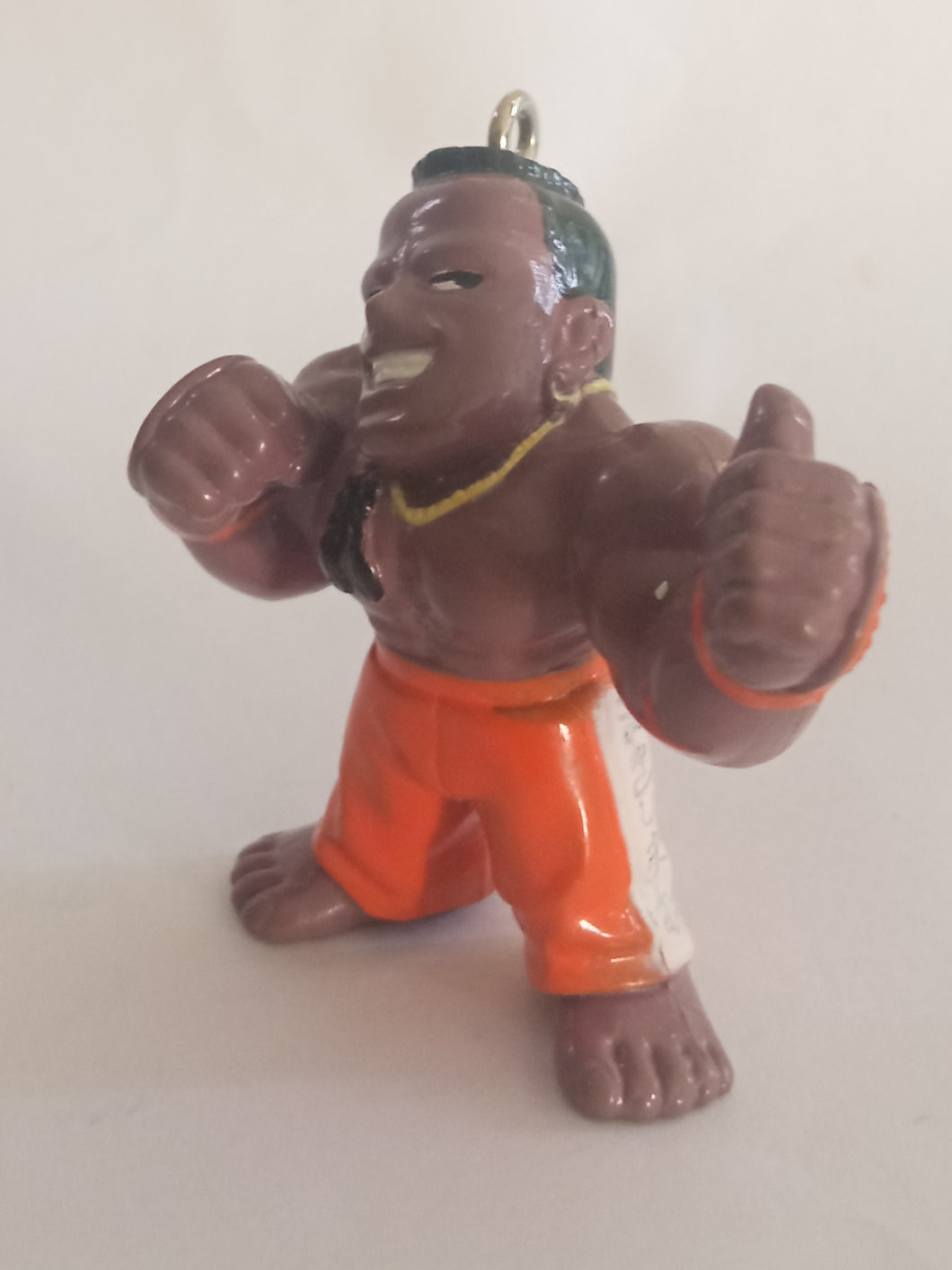Street Fighter Vintage Figure Keychain Mascot Key Holder Strap