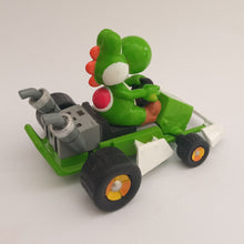 Load image into Gallery viewer, Mario Kart Yoshi Pull Jack Car Carting Nintendo Toy
