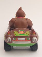 Cargar imagen en el visor de la galería, Mario Kart Wii Donkey Kong DK Pull Back Car Wildstar &amp; Fire Hot Rod Nintendo 2008 Toy
