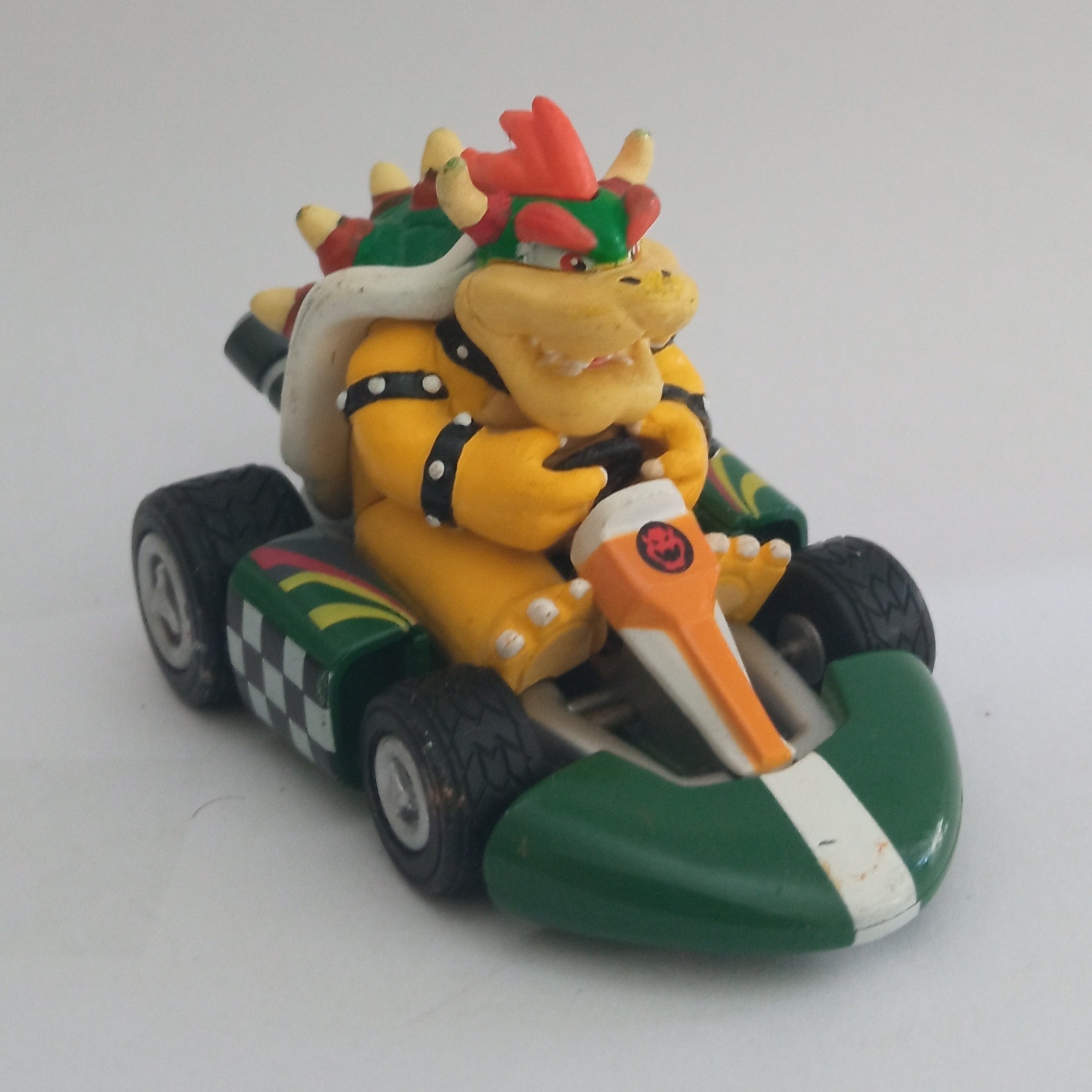 Mario Kart Pull Back Speed Racers Bowser Hot Rod Race Car from Japan