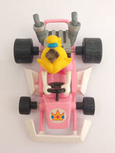 Load image into Gallery viewer, Mario Kart DS Peach Pull Back Car Nintendo 2005 Toy
