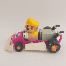 Load image into Gallery viewer, Mario Kart Wario Pull Back Car Carting Nintendo 2005 Toy
