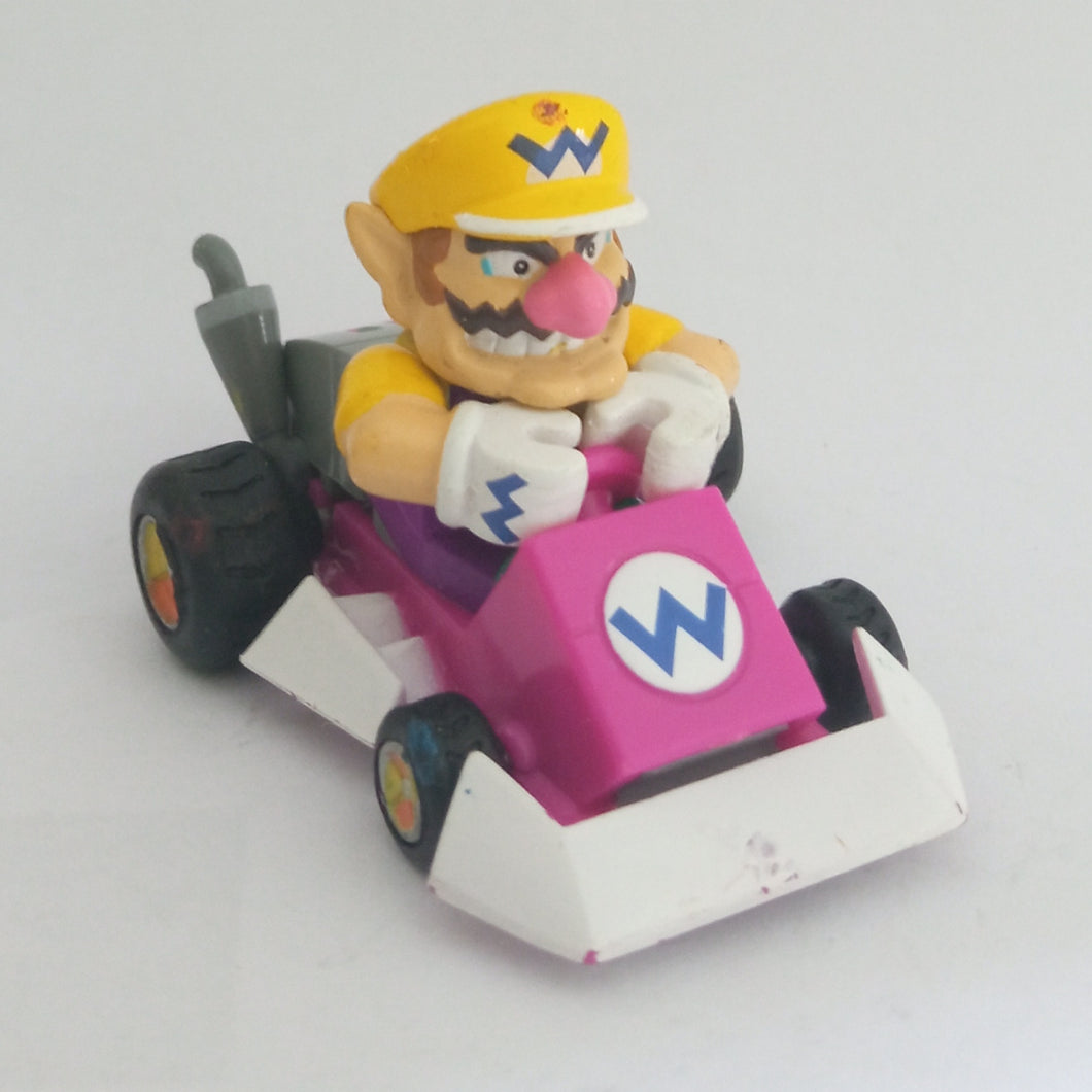 Mario Kart DS Wario Pull Back Car Nintendo 2005 Toy