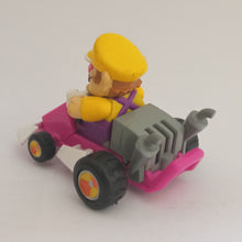 Load image into Gallery viewer, Mario Kart DS Wario Pull Back Car Nintendo 2005 Toy
