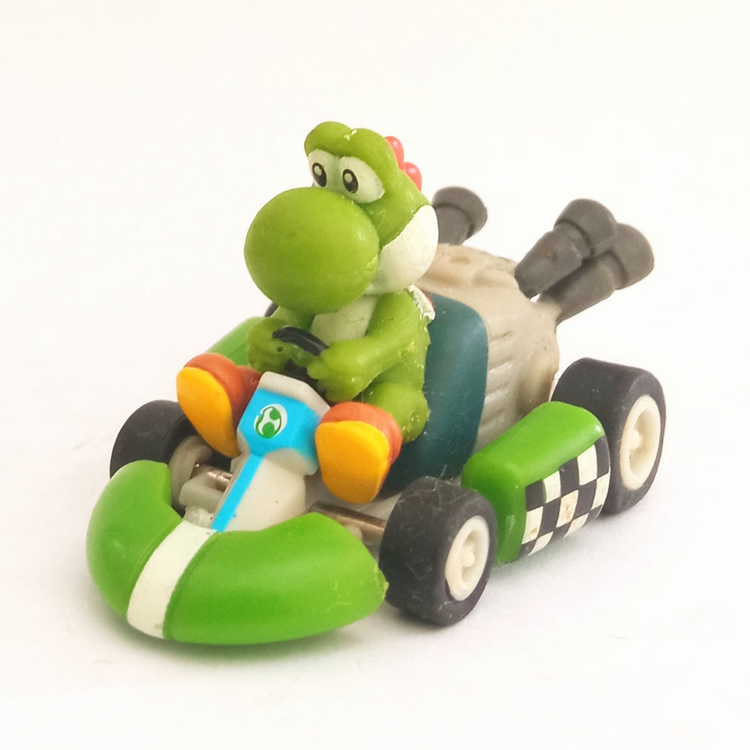 Mario Kart 8 Yoshi Pull Back Car Action Figure Toy Nintendo