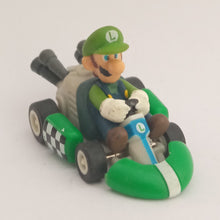 Load image into Gallery viewer, Mario Kart 8 Luigi Pull Back Car Action Figure Toy Nintendo
