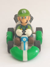 Load image into Gallery viewer, Mario Kart 8 Luigi Pull Back Car Action Figure Toy Nintendo
