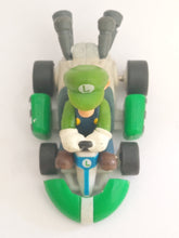 Load image into Gallery viewer, Mario Kart 8 Luigi Pull Back Car Action Figure Toy Nintendo
