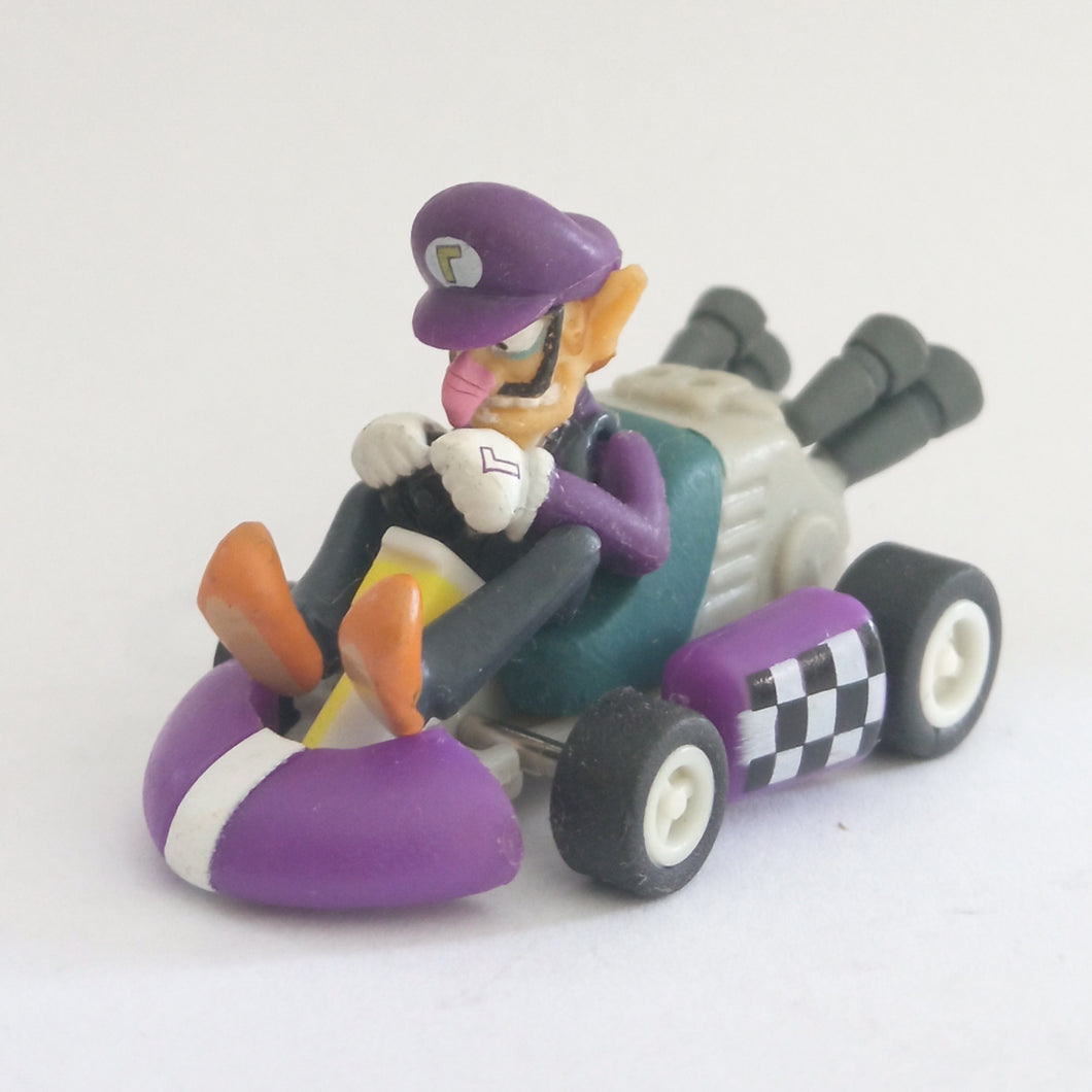 Mario Kart 8 Waluigi Pull Back Car Action Figure Toy Nintendo