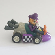 Cargar imagen en el visor de la galería, Mario Kart 8 Waluigi Pull Back Car Action Figure Toy Nintendo
