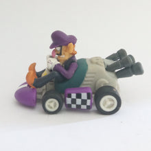 Cargar imagen en el visor de la galería, Mario Kart 8 Waluigi Pull Back Car Action Figure Toy Nintendo
