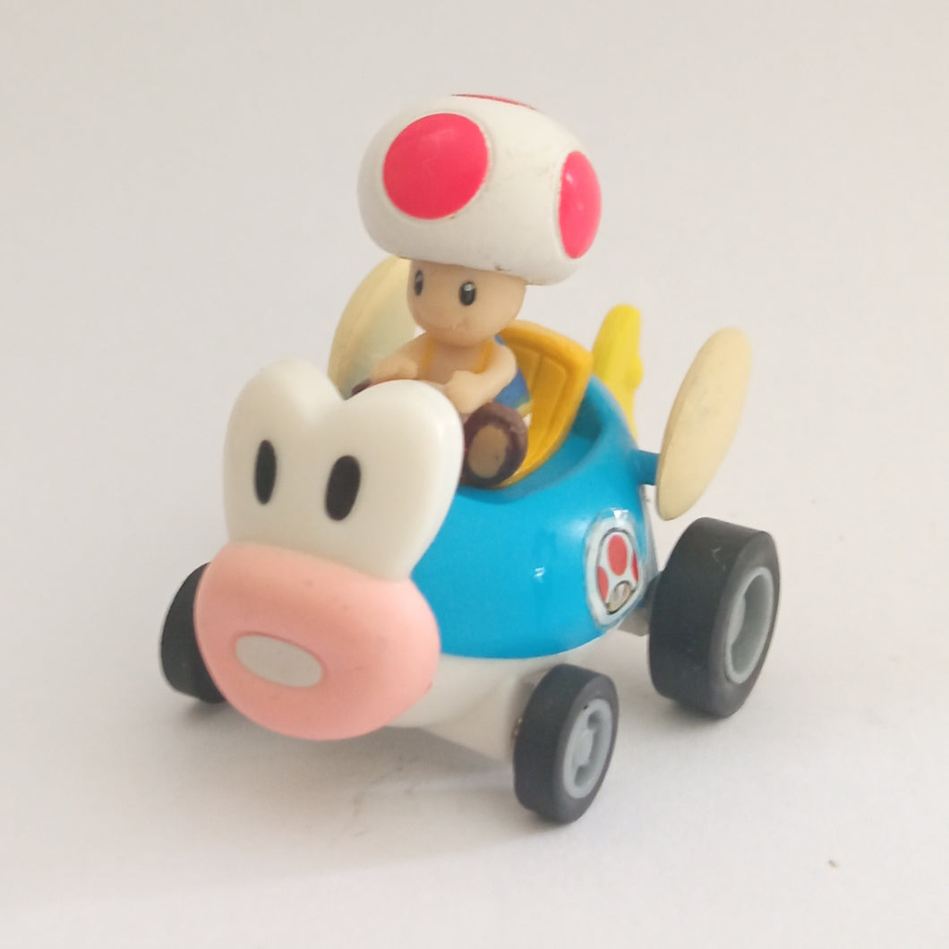 Mario Kart 8 Baby Toad Pull Back Car Action Figure Toy Nintendo