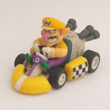 Load image into Gallery viewer, Mario Kart 8 Wario Pull Back Car Action Figure Toy Nintendo
