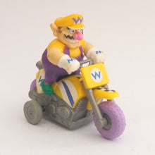 Load image into Gallery viewer, Mario Kart Wii Wario Pull Back Mini Car Bike Toy Nintendo 2008
