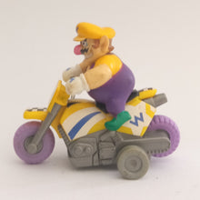 Load image into Gallery viewer, Mario Kart Wii Wario Pull Back Mini Car Bike Toy Nintendo 2008
