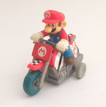 Load image into Gallery viewer, Mario Kart Wii Mario Pull Back Mini Car Bike Toy Nintendo 2008
