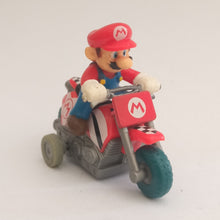 Load image into Gallery viewer, Mario Kart Wii Mario Pull Back Mini Car Bike Toy Nintendo 2008
