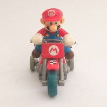 Load image into Gallery viewer, Mario Kart Wii Mario Pull Back Mini Car Bike Toy Nintendo 2008
