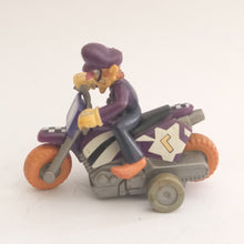 Cargar imagen en el visor de la galería, Mario Kart Wii Waluigi Pull Back Mini Car Bike Toy Nintendo 2008
