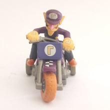 Cargar imagen en el visor de la galería, Mario Kart Wii Waluigi Pull Back Mini Car Bike Toy Nintendo 2008
