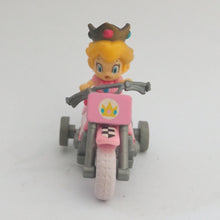 Cargar imagen en el visor de la galería, Mario Kart Wii Baby Peach Pull Back Mini Car Bike Toy Nintendo 2008
