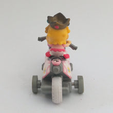 Cargar imagen en el visor de la galería, Mario Kart Wii Baby Peach Pull Back Mini Car Bike Toy Nintendo 2008
