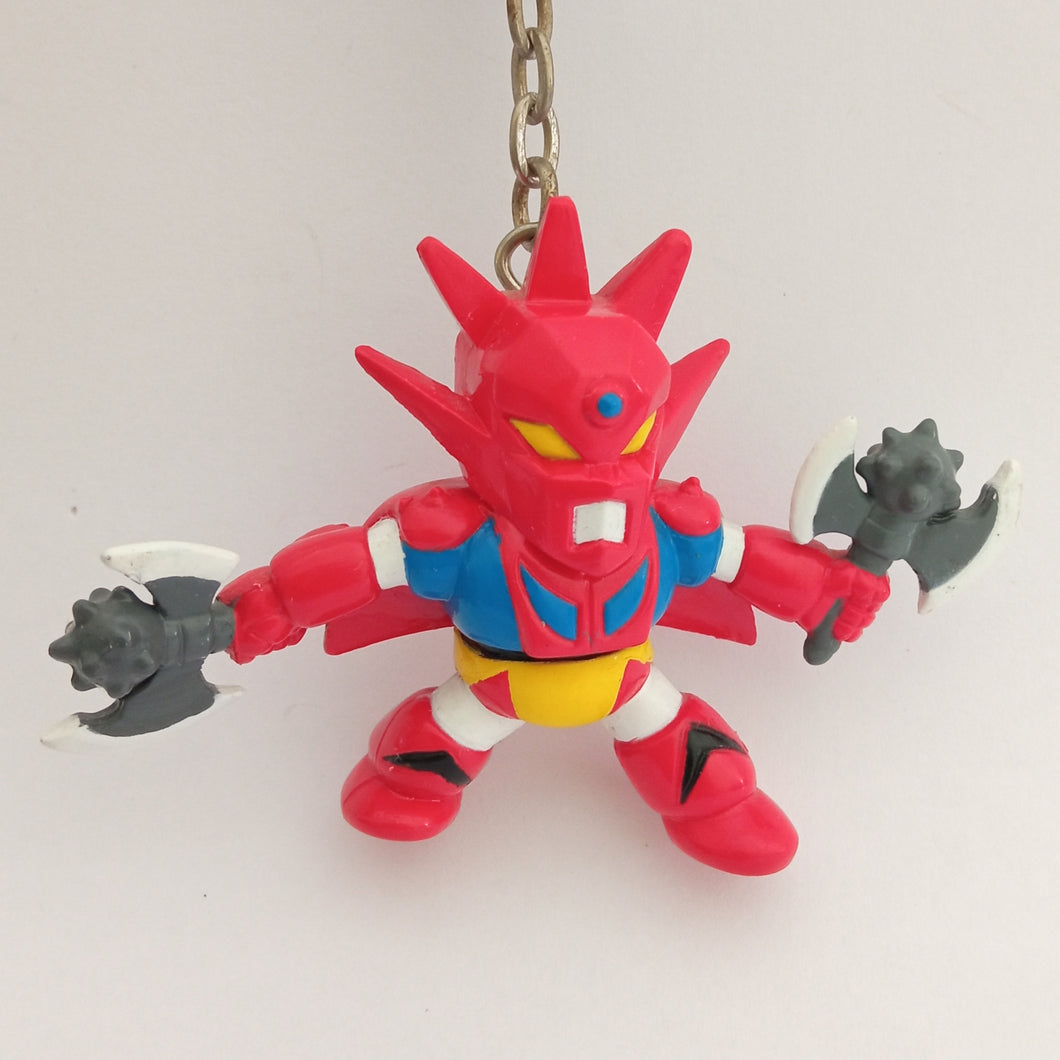 Super Robot Wars Getter Dragon Figure Keychain Mascot Key Holder Strap Vintage Rare