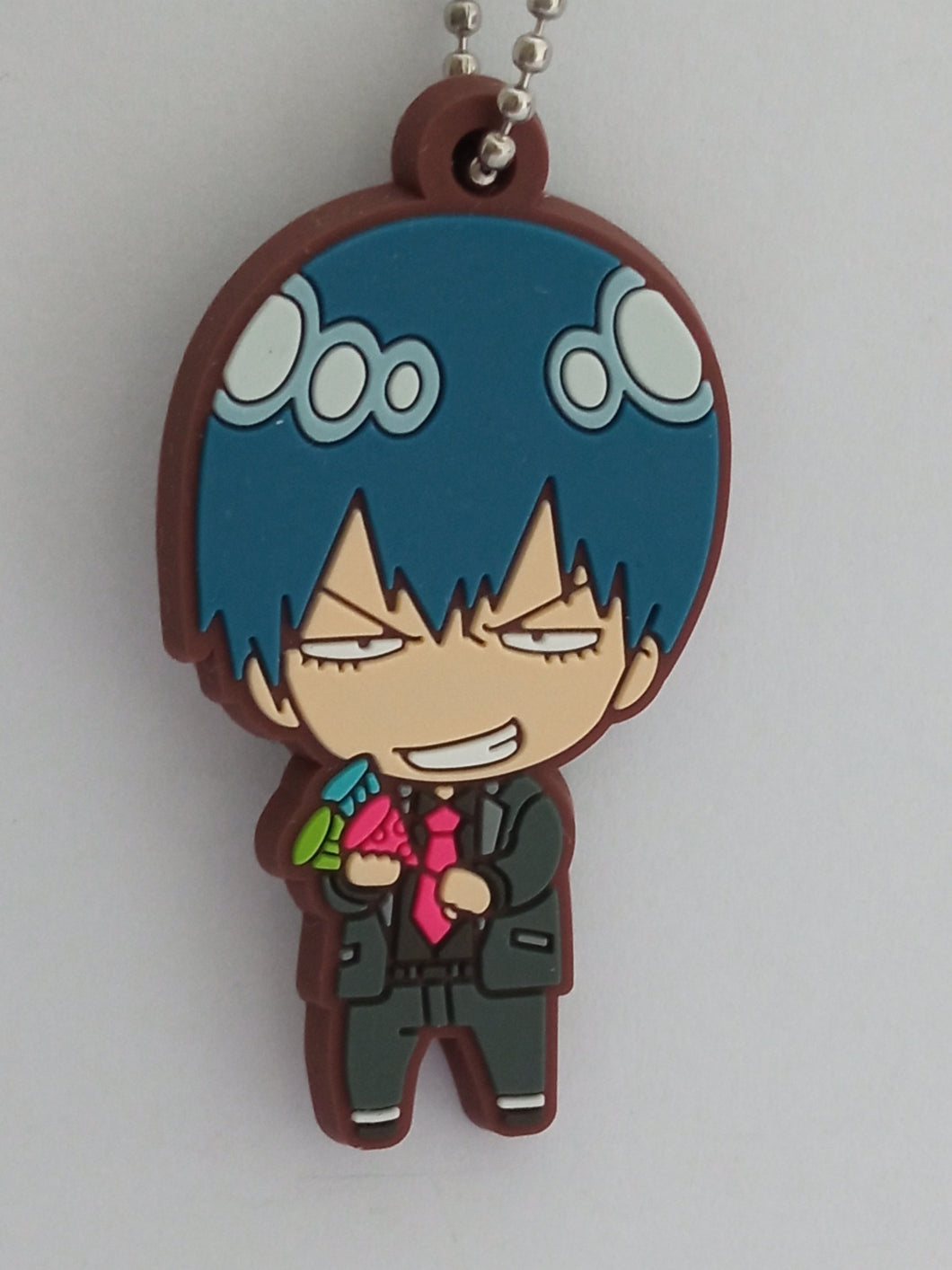 Yowamushi Pedal Rubber Strap Mascot Keychain