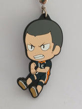 Cargar imagen en el visor de la galería, Haikyuu!! RYUNOSUKE TANAKA Rubber Strap Mascot Key Holder Keychain
