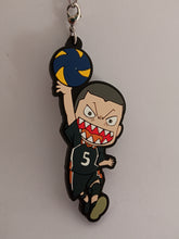 Cargar imagen en el visor de la galería, Haikyuu!! RYUNOSUKE TANAKA Rubber Strap Mascot Key Holder Keychain
