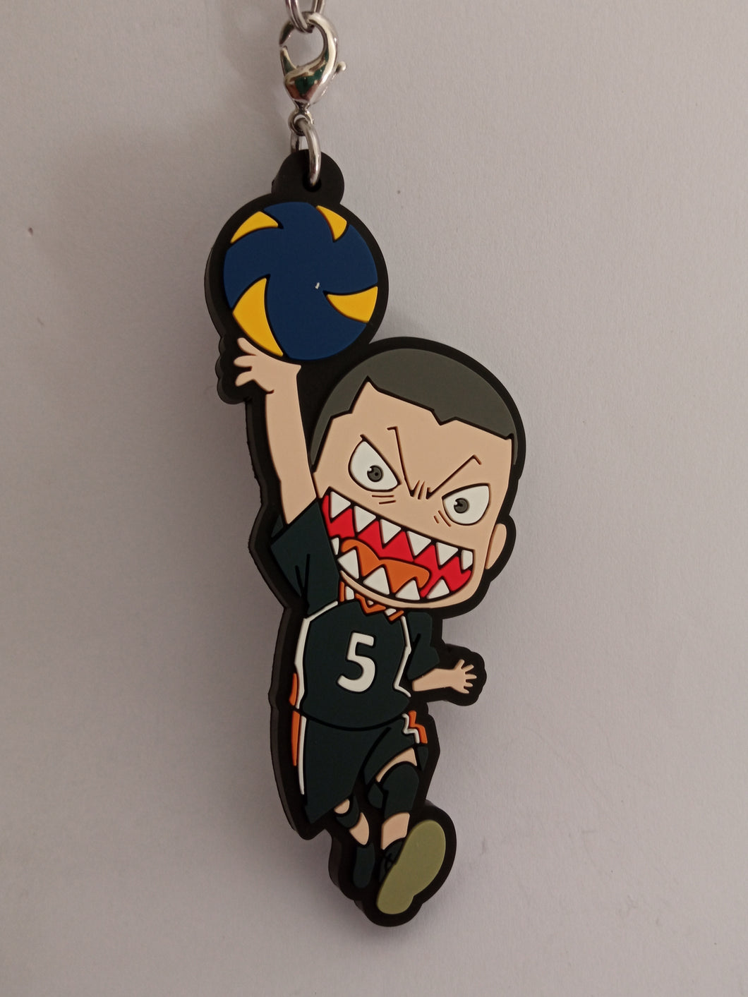 Haikyuu!! RYUNOSUKE TANAKA Rubber Strap Mascot Key Holder Keychain