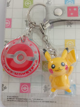Load image into Gallery viewer, Pokémon Center Wakuwaku Get Kuji 2011 Pikachu Figure Mascot Charm Reflector Strap Keychain &amp; Neck Strap Lanyard Prize
