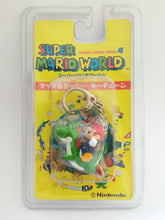 Load image into Gallery viewer, Super Mario World Mario &amp; Yoshi Figure Keychain Mascot Key Holder Strap Vintage Rare 1992
