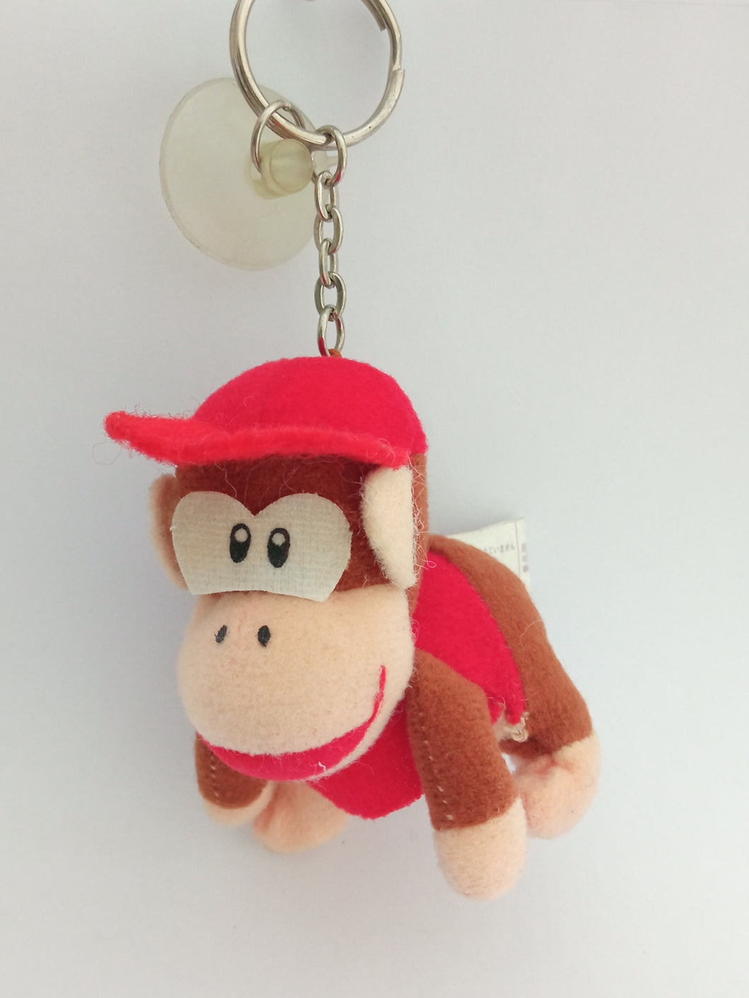 Donkey Kong Country Diddy Kong Plush Keychain Mascot Key Holder Vintage Rare 1995