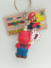 Load image into Gallery viewer, Mario Party Figure Keychain Mascot Key Holder Strap Vintage Rare 1999
