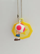 Load image into Gallery viewer, Super Mario 3D Land Toad Figure Keychain Mascot Key Holder Strap
