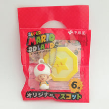 Load image into Gallery viewer, Super Mario 3D Land Toad Figure Keychain Mascot Key Holder Strap
