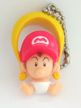 Load image into Gallery viewer, Super Mario World Yoshi&#39;s Island Baby Mario Figure Keychain Mascot Key Holder Strap Vintage Rare
