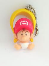 Load image into Gallery viewer, Super Mario World Yoshi&#39;s Island Baby Mario Figure Keychain Mascot Key Holder Strap Vintage Rare
